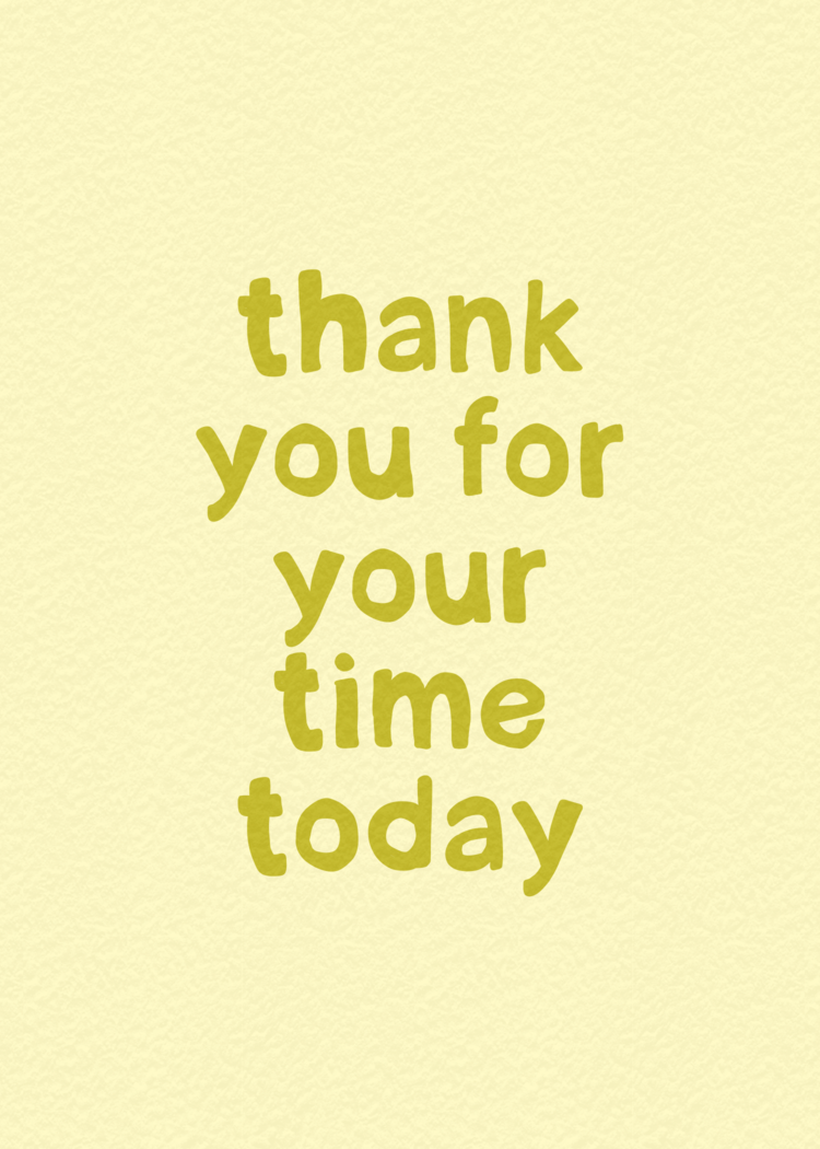 Thank You!